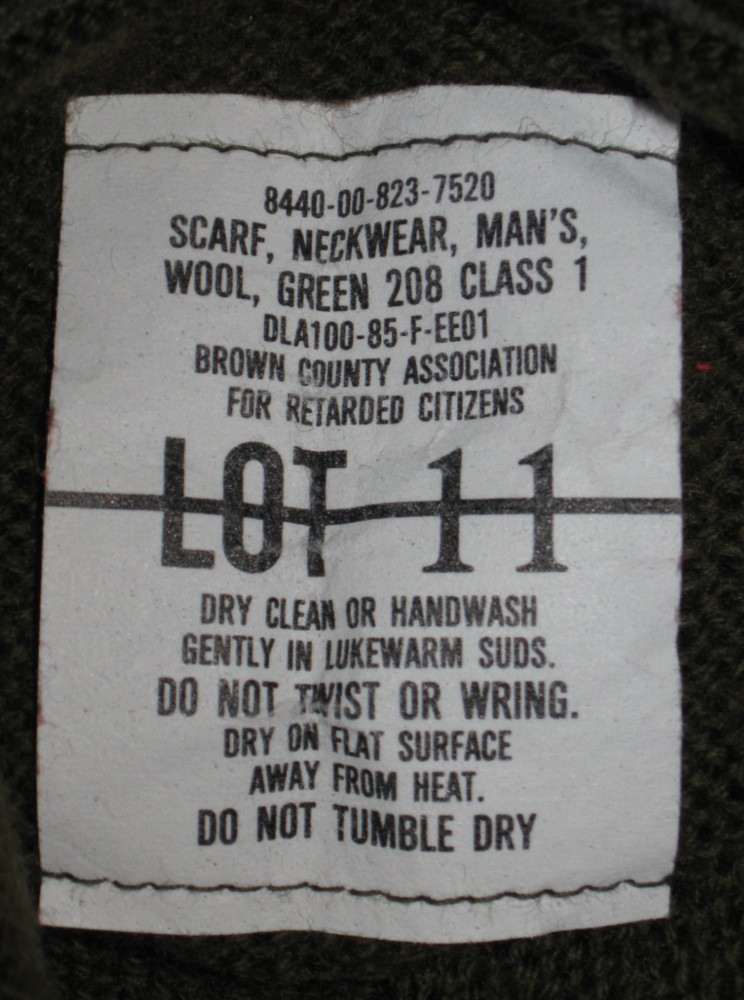 USMC Government Issue Wool Scarf - excellent used condition