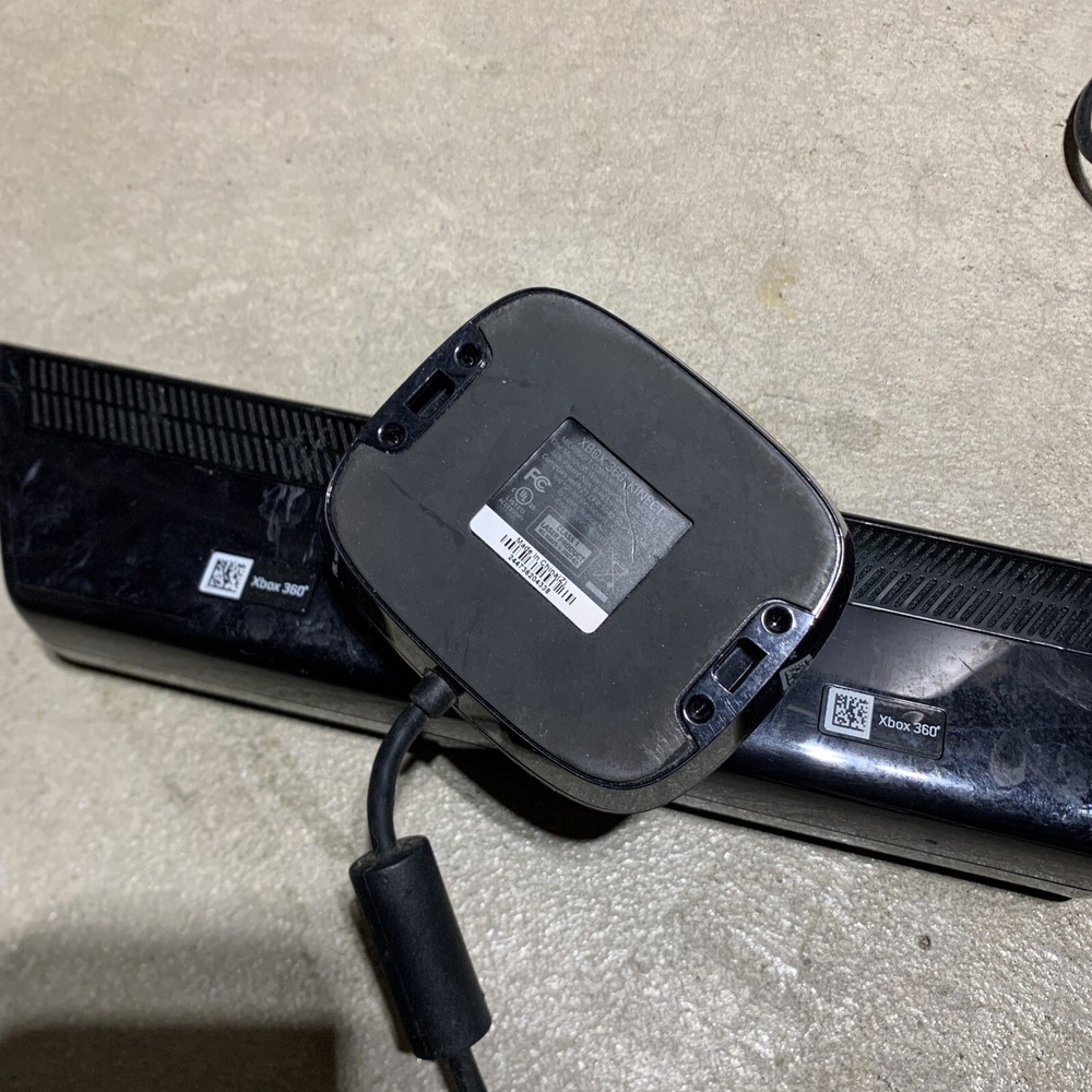 Microsoft Xbox 360 Kinect Sensor Bar Black Gaming 1414