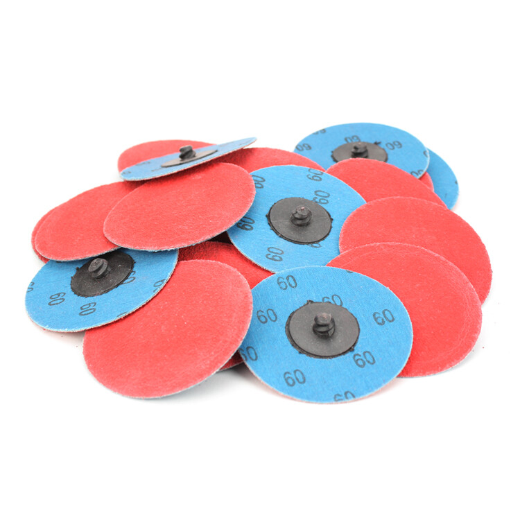 200 Pack - 3" Inch 60 Grit Ceramic Quick Change Sanding Discs Type R Roloc