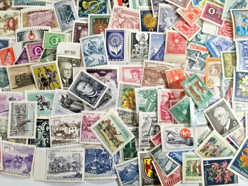 AUSTRIA - 300 Commemorative STAMPS, ALL DIFFERENT - MNH