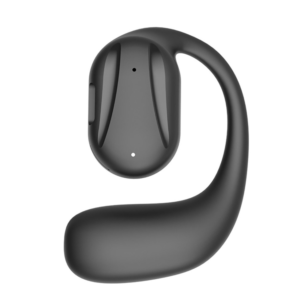 Black Driving Trucker Bluetooth 5.2 Wireless Headset Noise Cancelling Earbud C