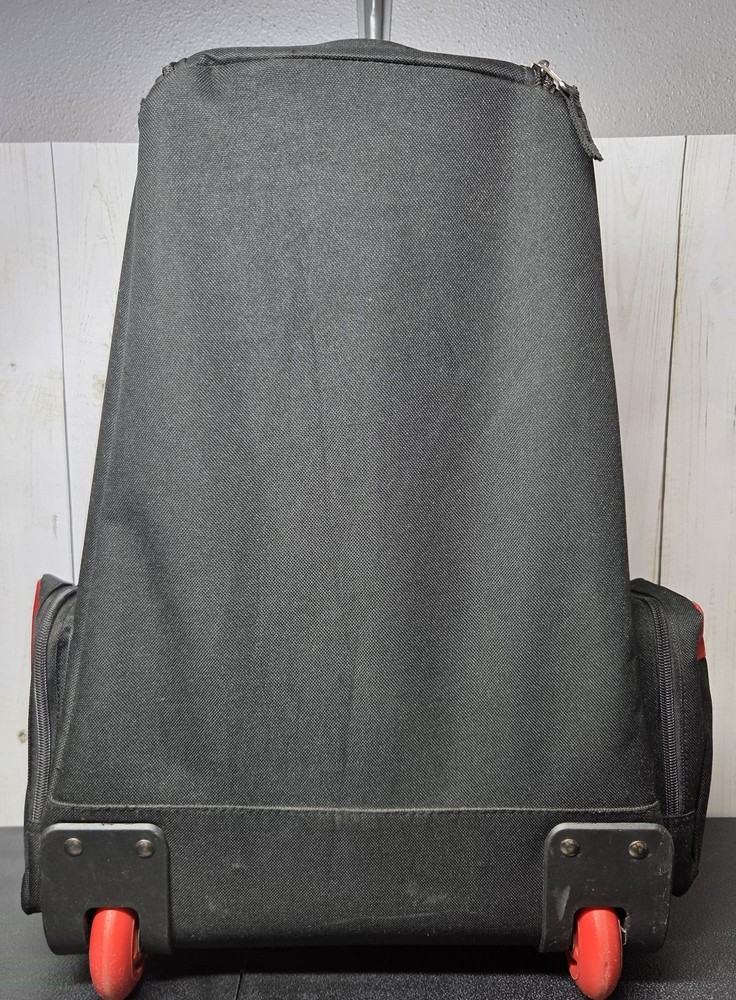 Bowling Bag Brunswick Zone Rolling Ball Roller Red Extending Handle