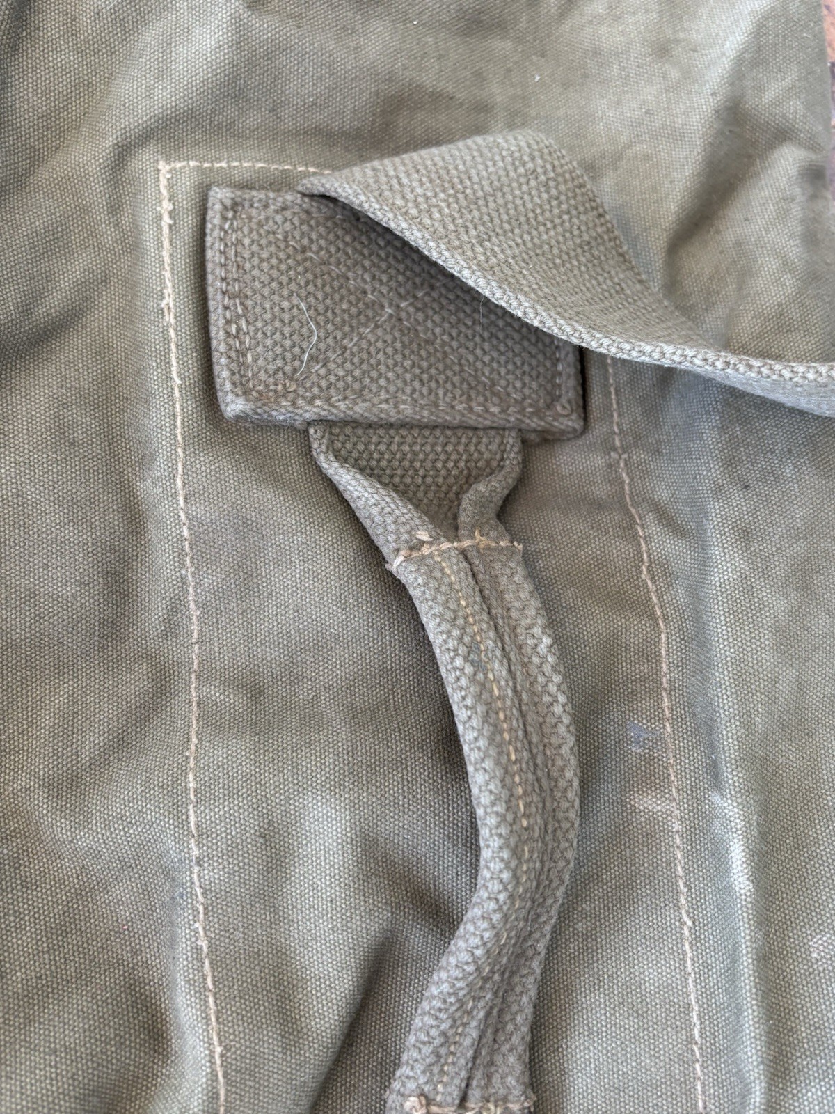 ORIGINAL WWII US ARMY INFANTRY SOLDIER GI DUFFLE BAG- TWEEDIE, 1944