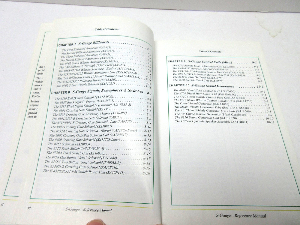 AMERICAN FLYER POSTWAR S GAUGE REFERENCE MANUAL - AC GILBERT - REAL NICE !!