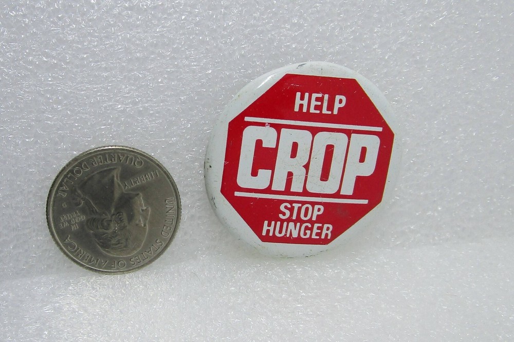 Help Crop Stop Hunger Button Pin