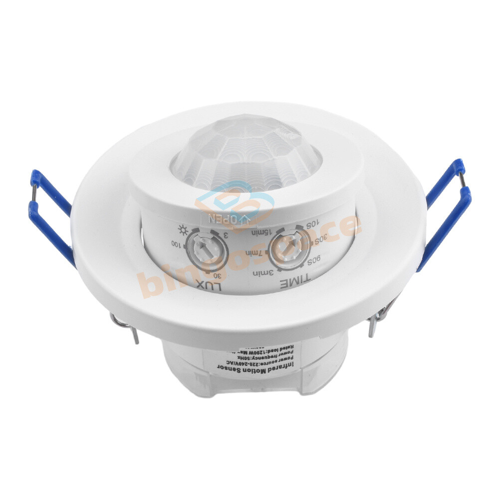 AC220-240V PIR Motion Sensor Detection Embedded Rotary Sensor 360° Motion Sensor