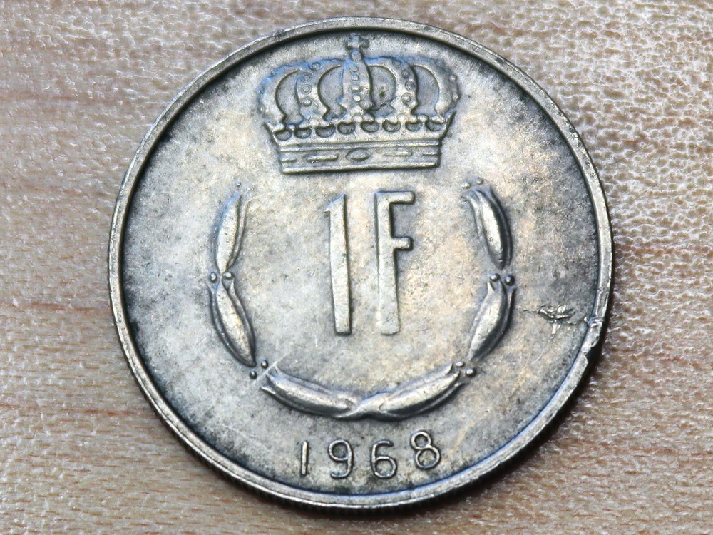 1968 Luxembourg 1 Franc