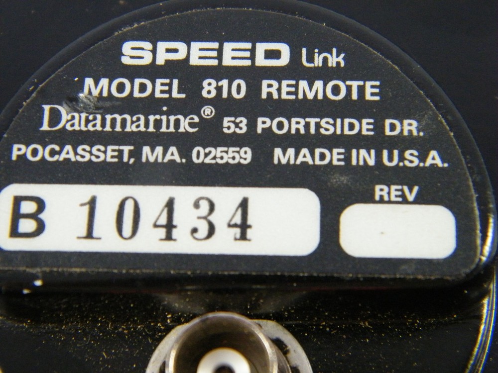 DATAMARINE SPEED LINK REMOTE MODEL # 810