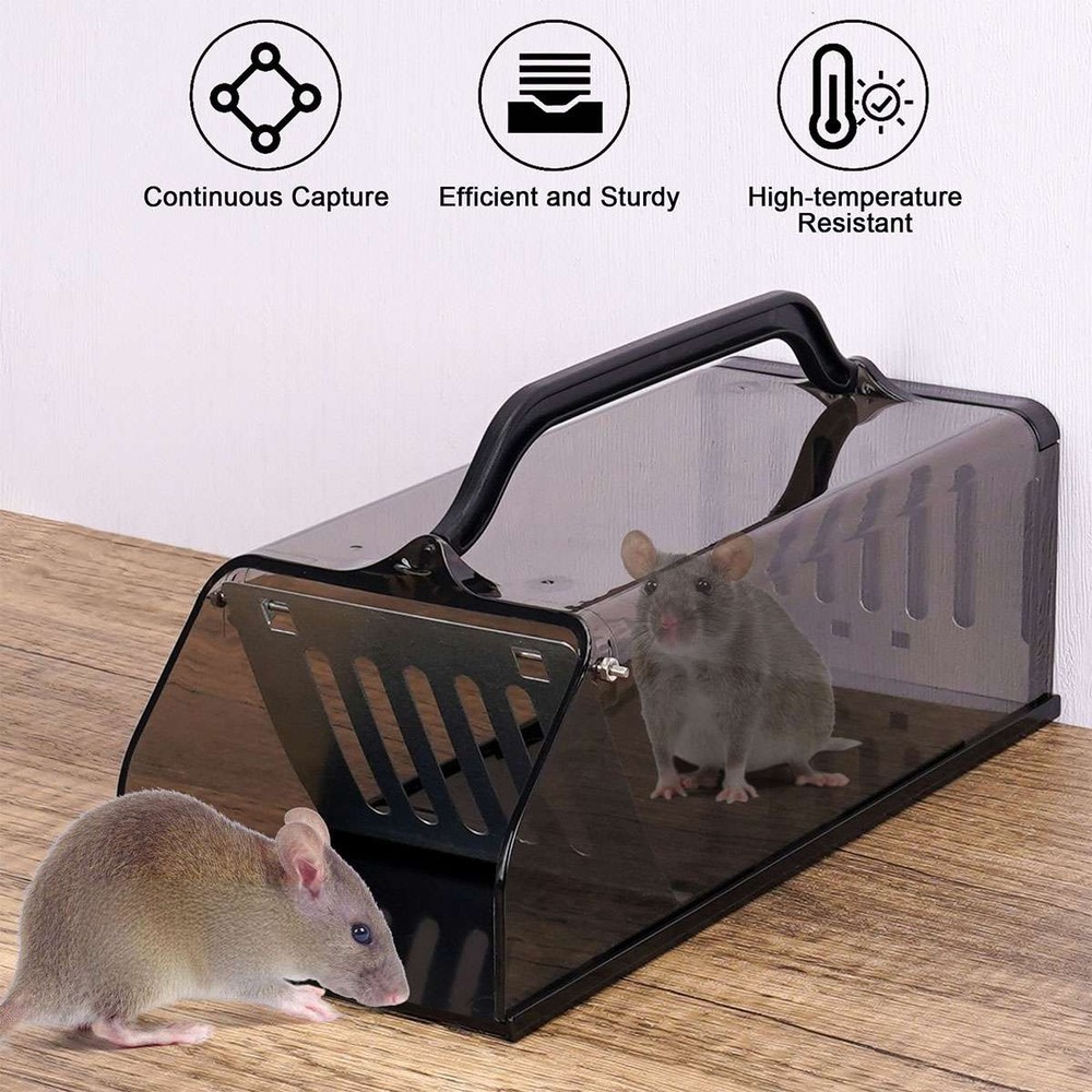 1 Pack Humane Mouse Traps Live Catch and Release Smart No Killing Reusable Mice