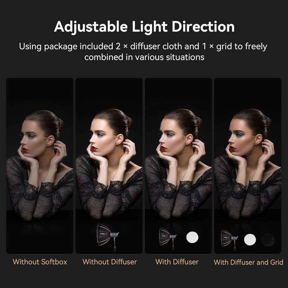 Parabolic Softbox LA-D65 65cm Quick Release, Compatible with RC 120D/RC 120B/...