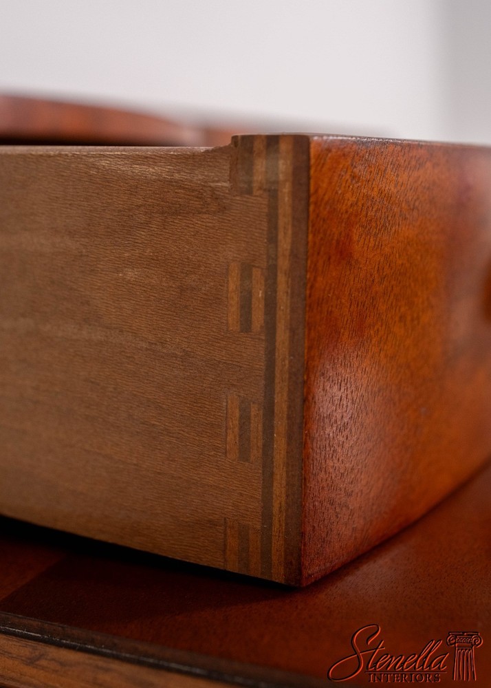 70985: HENREDON Empire Style Figural Mahogany Sideboard