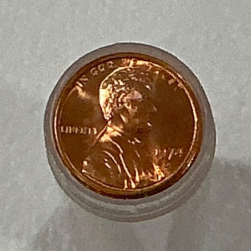 1974-D Uncirculated Lincoln Memorial Cent roll
