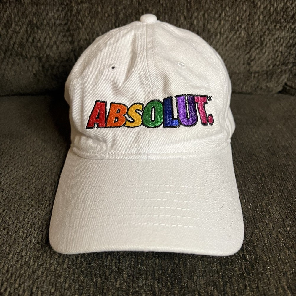 Absolut Vodka Rainbow Embroidered Pride Hat