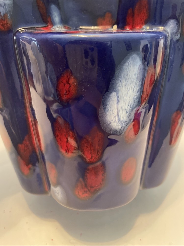 Handmade Unique Ceramic Art Supply Holder Unsigned