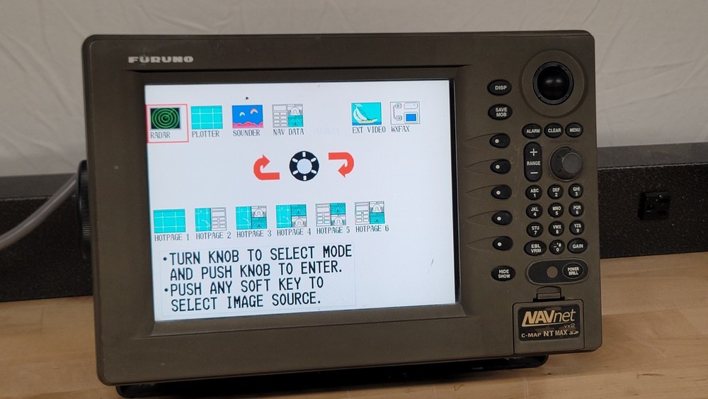 Furuno RDP 149 VX2 10" Navnet GPS Radar Chartplotter Display