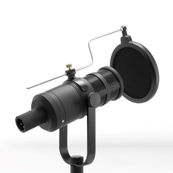 YTM-165D Dynamic XLR Podcast Microphone with Mid-Range Boost, Low-Cut Filter,