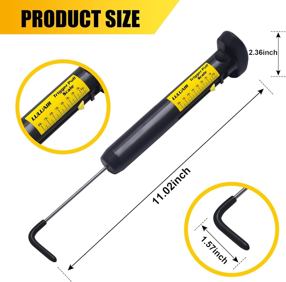 Manual Trigger Pull Scales, Mechanical Trigger Pull Gauge with Values Ranging fr