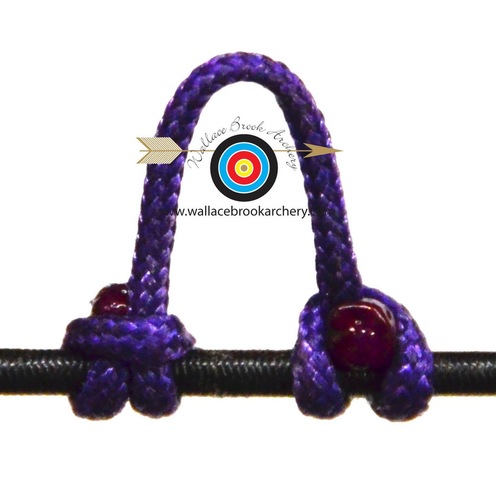3 Pack Purple Archery Release Bow String Nock D Loop Bowstring BCY #24
