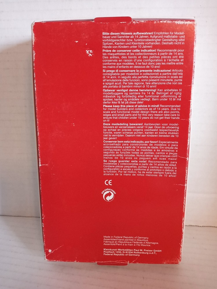 Original Preiser Miniaturfiguen Gespanne