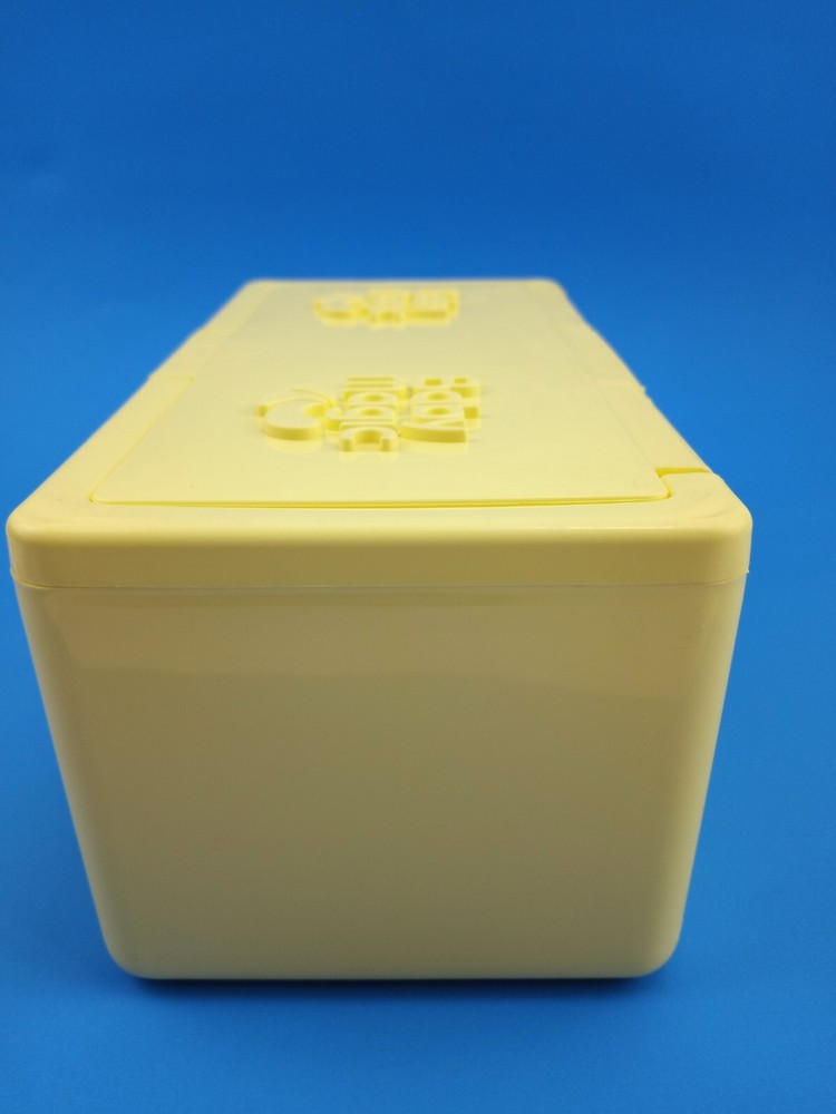 Baby Magic Yellow Wipe Box Vintage