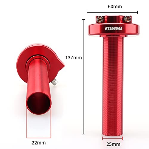Motorcycle Throttle Assembly,High Sensitivity Short Stroke Light Control Red