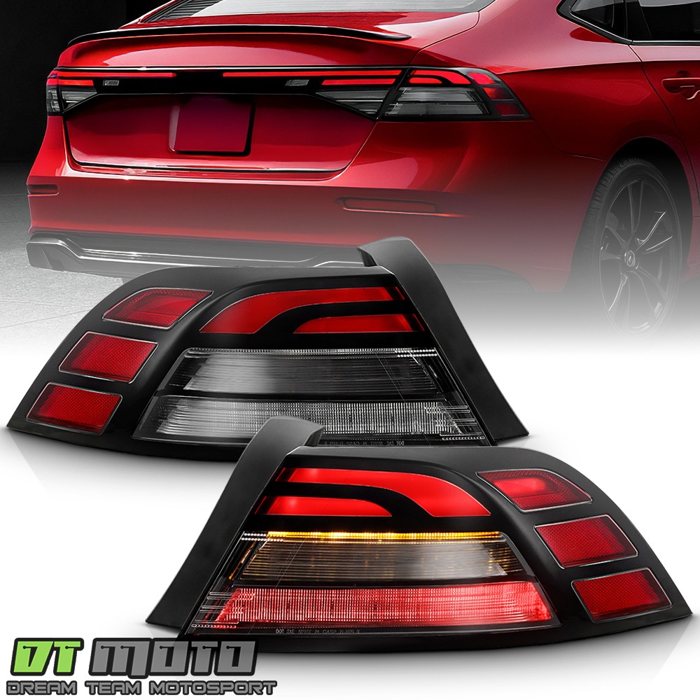 For 2023 2024 2025 Honda Accord Outer LED Tail Lights Brake Lamps Set Left+Right