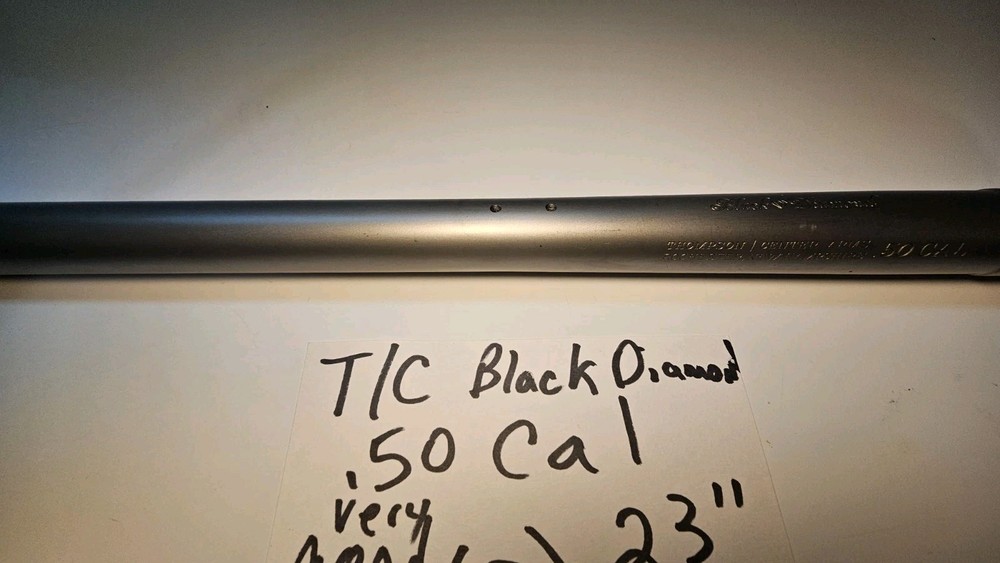 T/C Black Diamond Inline Muzzleloader 23" Barrel Without A Breech Plug (9)