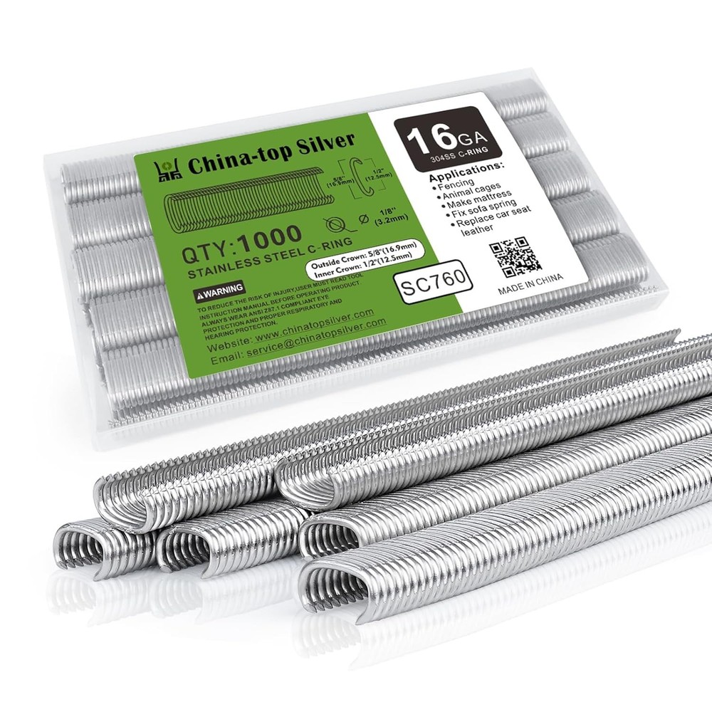Stainless Steel Hog Ring Staples