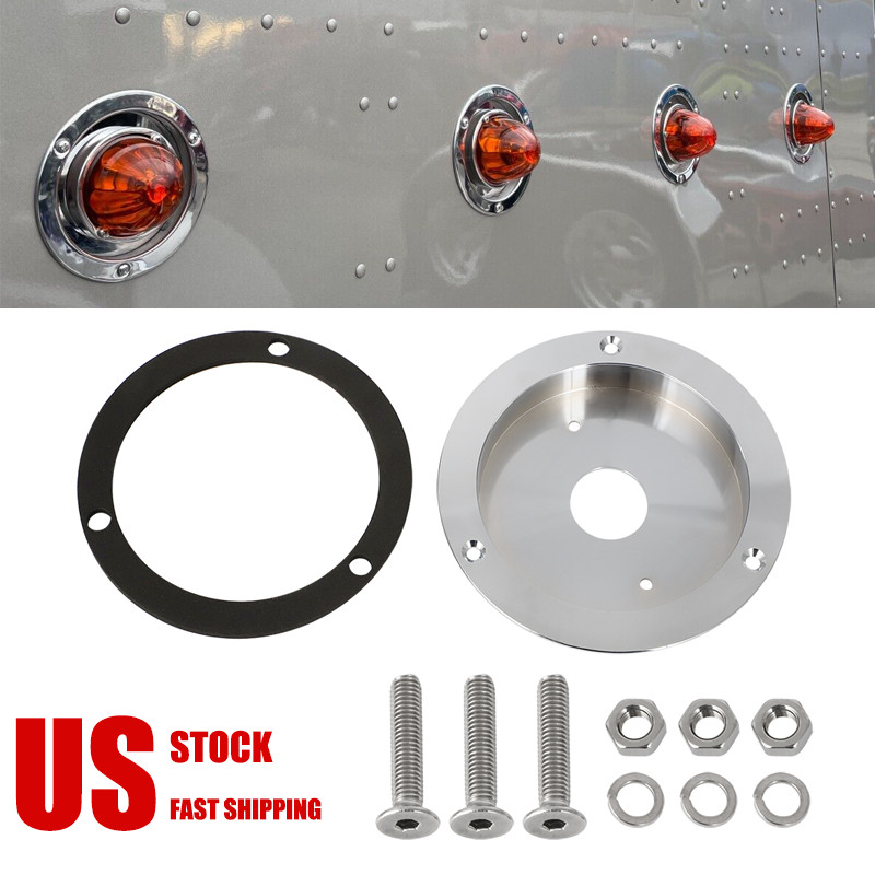 4 Inch For Watermelon Bunk Adapter LED Light Conversion Kit Bezel & Adapter US