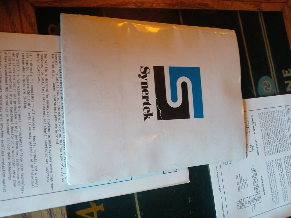 Vintage Synertek Brochures Data Sheets Folder Lot