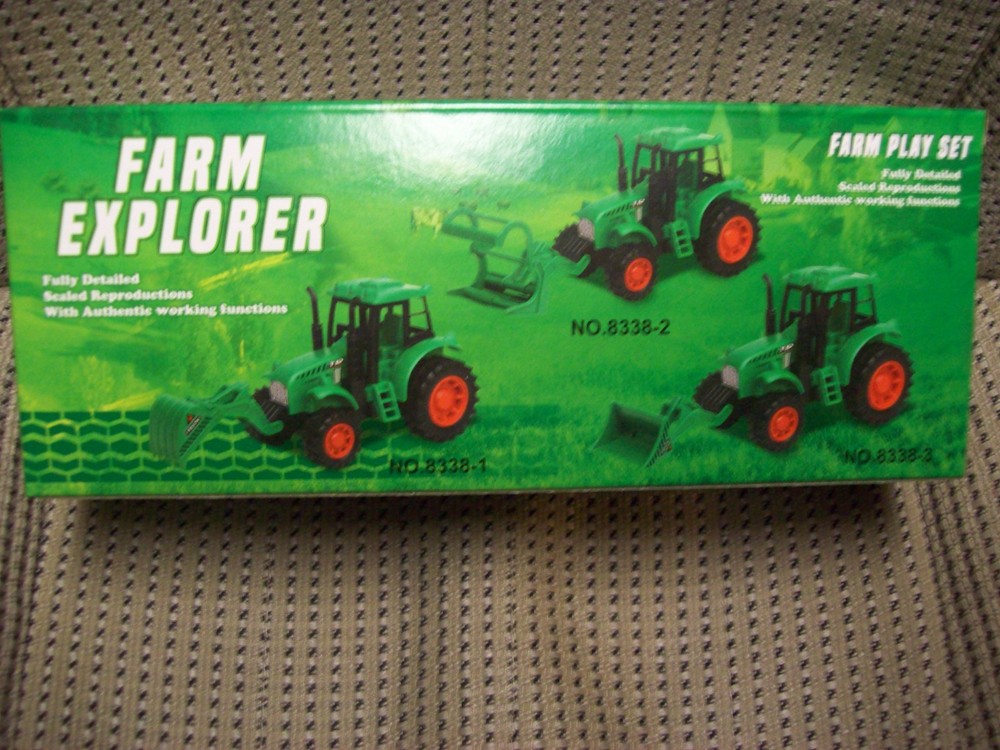 Farm Explorer Fully Detailed with Authentic Working Functions Plastic Tractor