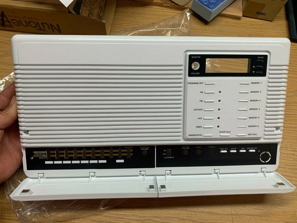 SCFM Replacement faceplate for IMA-3303 & IM-3303 Nutone intercom Bright White