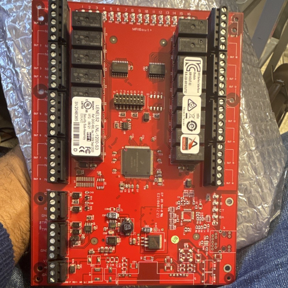 LenelS2 MR16out-S3 LNL-1200-S3 Access Control Board Module for Security System