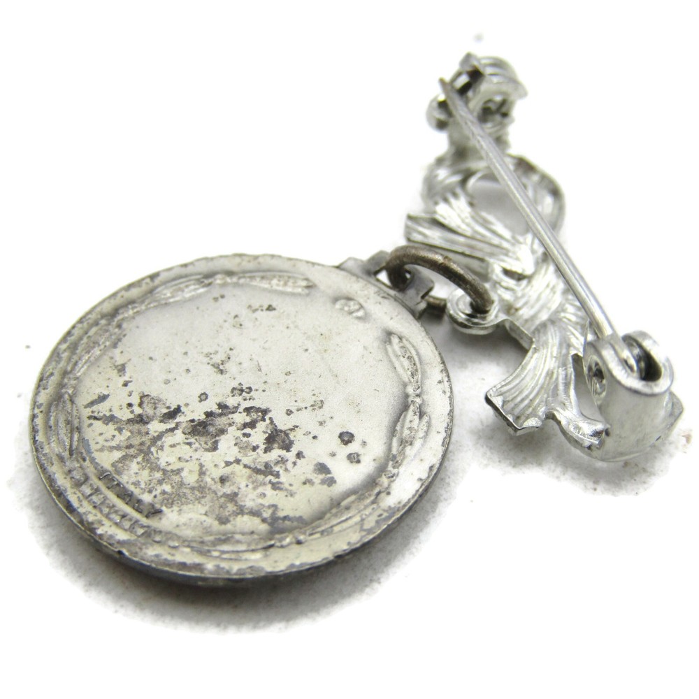 202 Bowling Game Vintage Pin Silver Tone