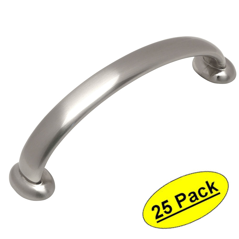 *25 Pack* Cosmas Cabinet Hardware Satin Nickel Handle Pulls #827-96SN