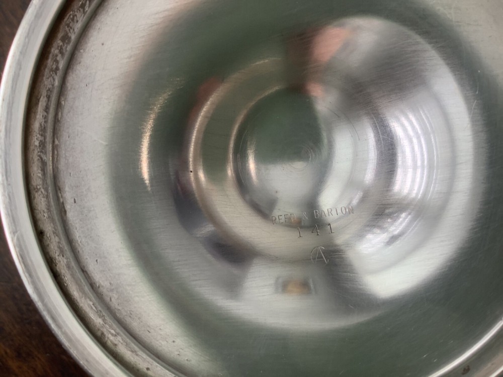 silver Reed & Barton candy dish