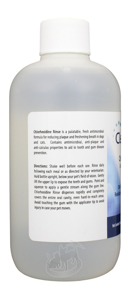 Clenz-a-dent Chlorhexidine Rinse (8 oz)