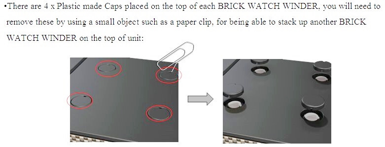 BOXY Brick QUAD Automatic Watch Winder System MODEL: 4E2 -Brilliant!