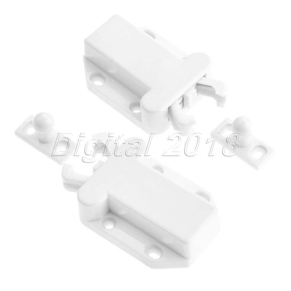 2Pcs Beetles Shape Cabinets Door Drawer Push To Open Release Catch Touch Latch