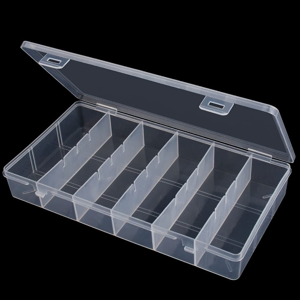clear visible plastic storage box cosmetic tools storage box makeup tools fis...