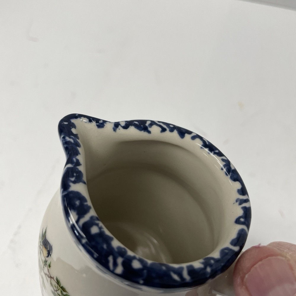 SMALL POTTERY PITCHER - Heart Wreath - WICKER PLUS LTD.