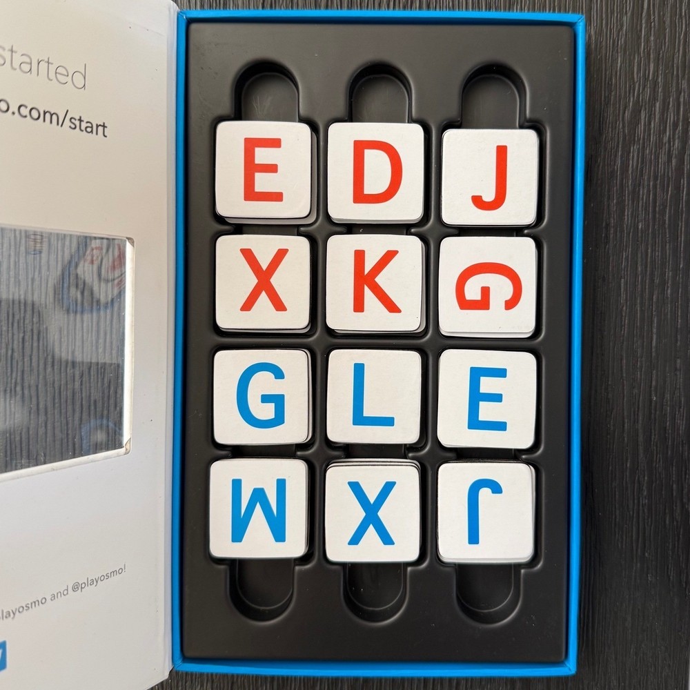 Osmo Base Words Numbers Tangram Set for iPad – Complete, Mint