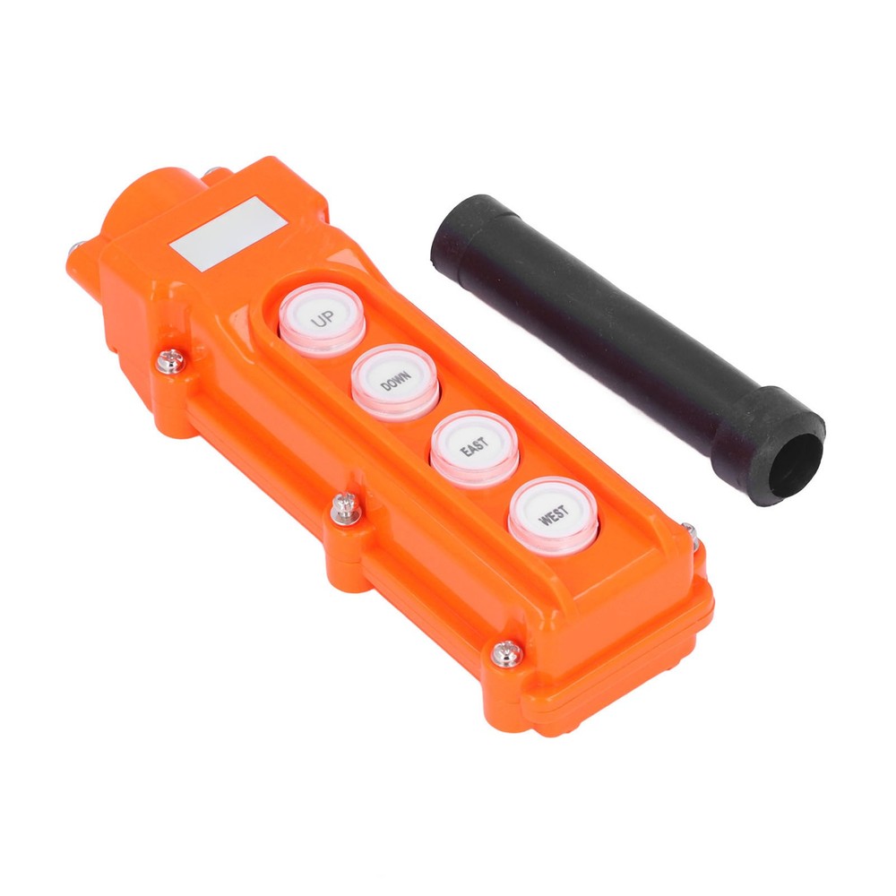Crane Remote Control Hoist Switch Push Button Box Controller Rainproof New