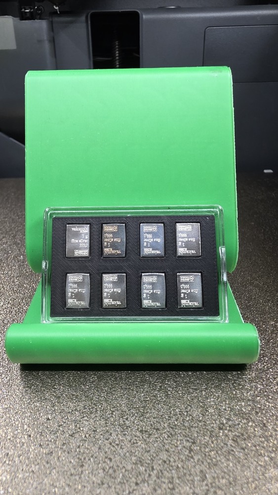 Empty Valcambi single gram 16 pack Double row holder