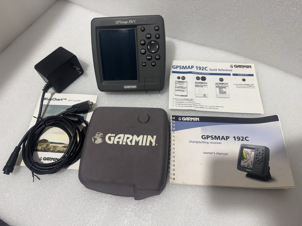 GARMIN GPSMAP 192C Color Chartplotter GPS Navigator , Tested WORKS!