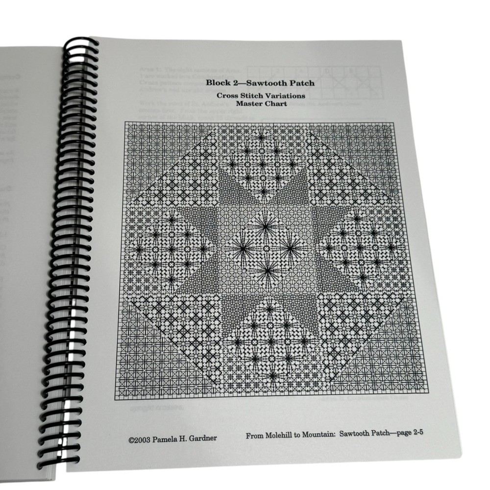 From molehill to mountain : a study in stitch variation Pam Gardner Quilting