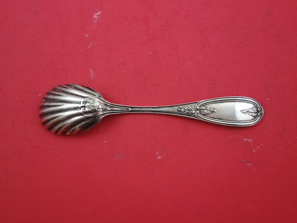 Olive by Various Makers Sterling Silver Sugar Shell by A Pitts 7"
