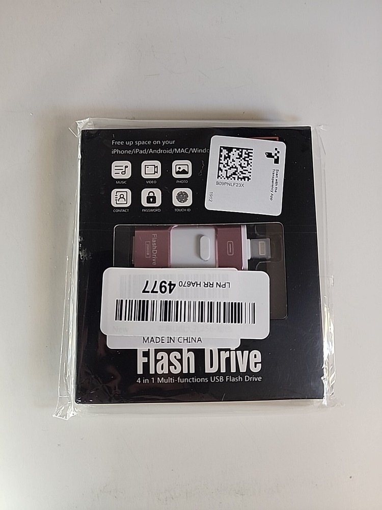 4 in 1 Multi-Function USB Memory Stick Flash Drive Storage 128GB iPhone/Android