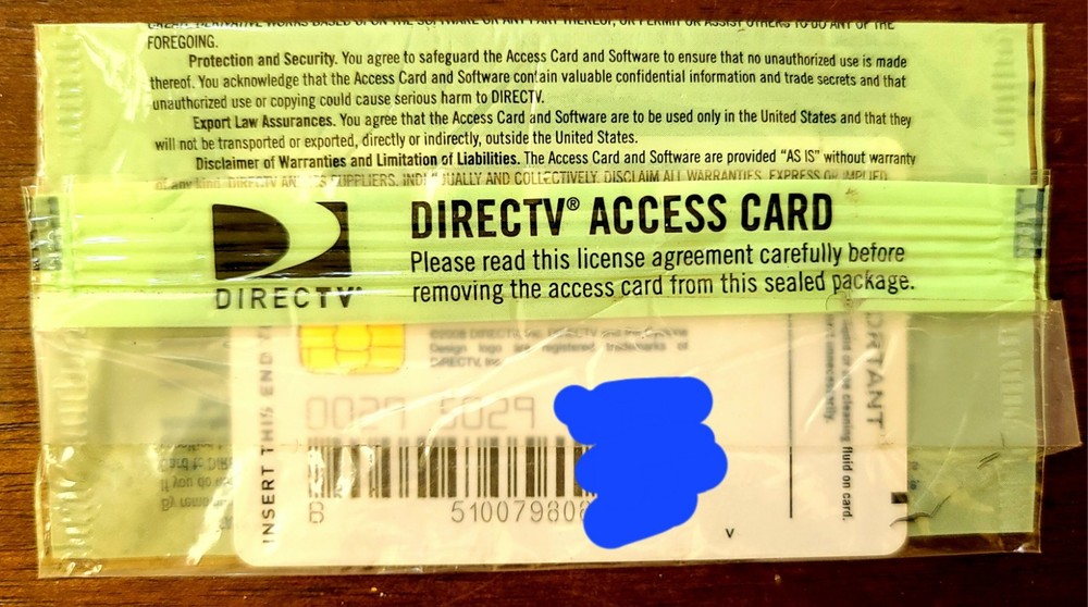 DIRECTV Access Card (Unopened)