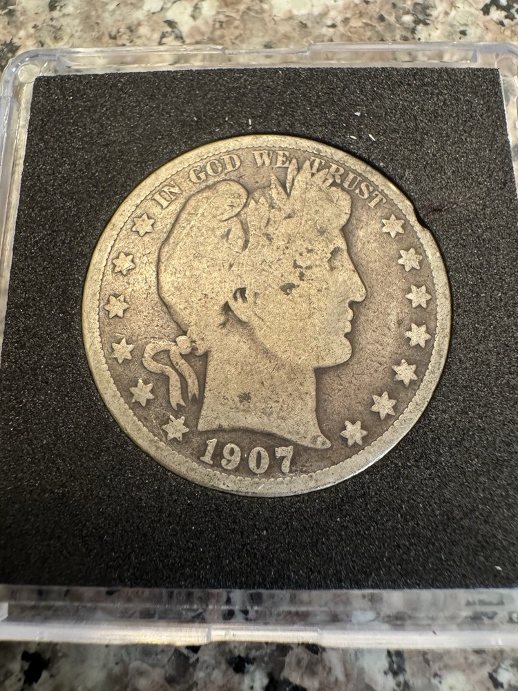 1907-O Silver Barber Half Dollar